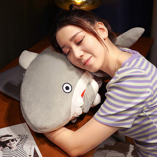 Stupide Pig Doulotte drôle Plux Toy Doll Oreiller Shark Dog Rag Dol Doll Big Birthday Gift Boy and Girl 70 cm Shark Dog