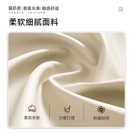 LUOSEN slate bedside table modern simple light luxury high-end bedroom installation-free bedside table light gray