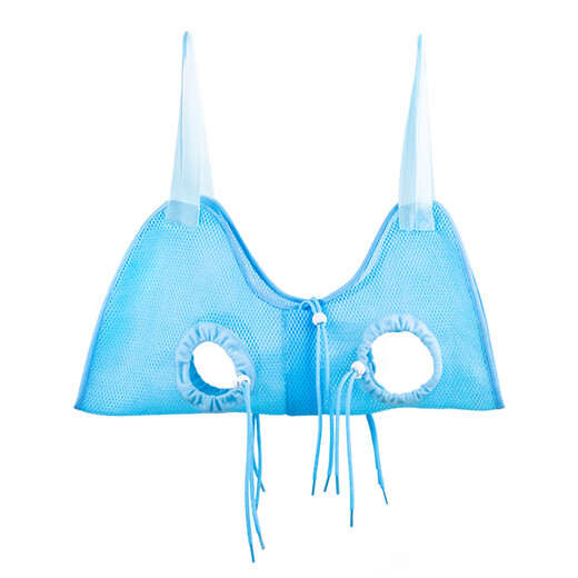 Qi Oh cat bathing artifact, cat washing bag, grooming hammock, nail clipper, anti-scratch and anti-bite fixed bag, hanging bag, cat washing bag S (adjustable elasticity and anti-breakaway)