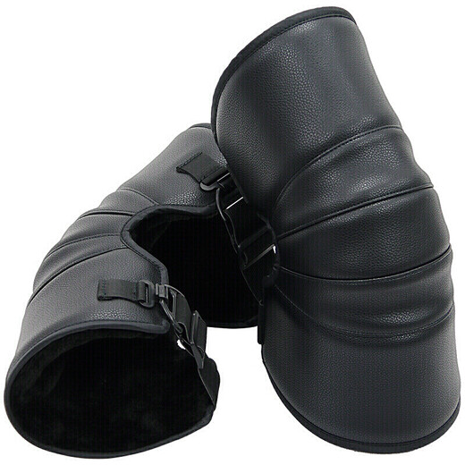 Cavalry company (cavalry) winter riding motorcycle knee pads electric vehicle warm leg guards for men and women windproof and cold protection equipment short style