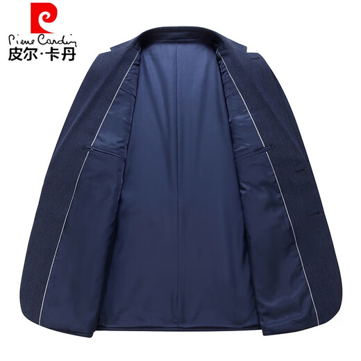 Pierre Cardin light luxury high-end suit suit for men high-end middle-aged men's business casual formal two-piece suit wedding dress 9807 gray 170 yards recommended 100Jin Jin equals 0.5kg -120Jin Jin equals 0.5kg