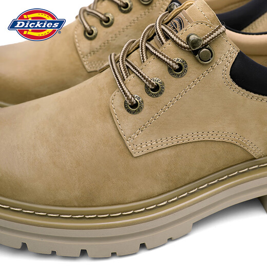 Dickies Work Shoes Zapatos para hombres Nuevos zapatos de cuero casual de estilo británico