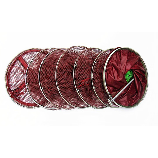 DiaoLongWang Fish Protector Stainless Steel Ring Fish Protector Universal Rubberized Black Pit Fishing Protector Platform Fishing Net Pocket Supplies 25cm 0m Green Fish Protector Diameter Length 1.5 Meters