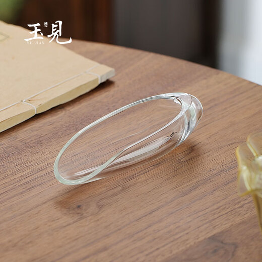 Peking University History Yujian Crystal Glass Tea Household Teaspoon Kung Fu Tea Set Accessories Zen Tea Ceremony Spare Parts Teaspoon Tea Dial Yujian Yujian Tea Rules