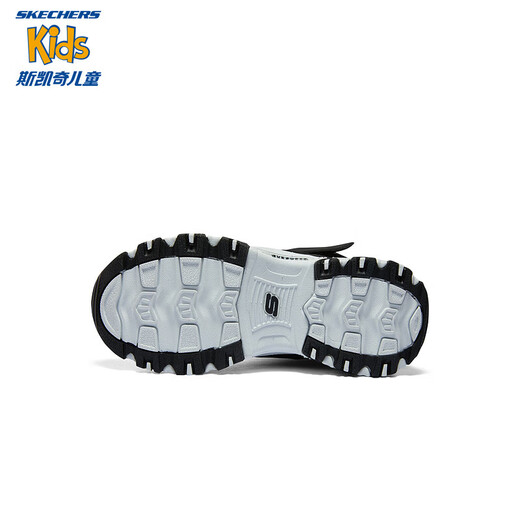 Skechers children's velvet boots warm cotton shoes boys and girls high short boots plus velvet snow boots 660092L