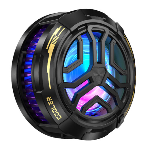 0 degree mobile phone radiator tablet magnetic heat dissipation back clip semiconductor refrigeration suitable for Red Magic/Black Shark/rog mobile phone radiator live chicken radiator magnetic digital display model with light + digital display - comes with magnetic sticker + back clip universal mobile phone / tablet - intelligent adjustment for rapid cooling