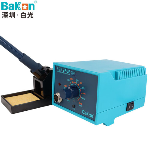 Bakon white light 936 electric soldering iron set 65W adjustable temperature constant temperature soldering iron household soldering station SBK936b 40W