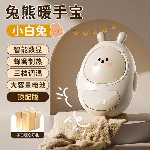 暖手宝 充电 防爆2024 新品充电二合一usb充电式暖手器萌宠卡通迷 BP833玲珑兔粉色 暖手宝
