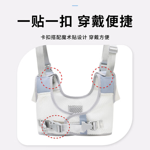 亨凯利宝宝学步带婴幼儿童防摔小孩学站神器走路辅助防勒婴儿牵引绳蓝