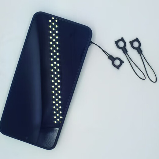 Mobile phone case anti-fall lanyard mobile phone halter neck rope anti-loss artifact mobile phone pendant finger ring hanger lanyard black finger ring buckle - 5 packages