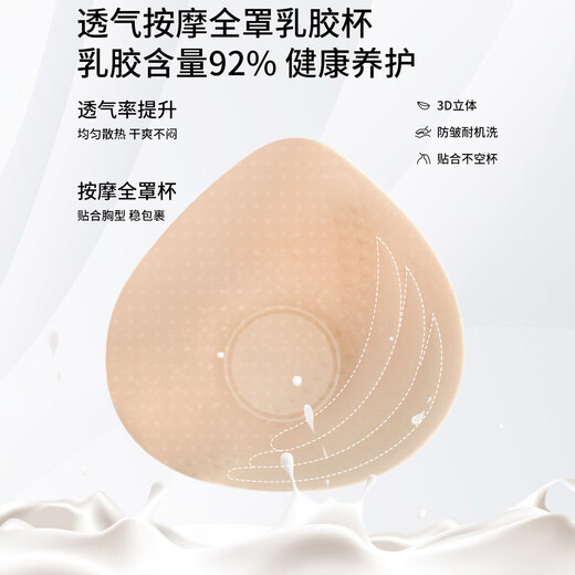 Tingmei Seamless Double Pull-Up Bra for Women with Large Breasts to Make Smaller, Push-Up, Shrink Secondary Breasts, Anti-Sagging, No Wires, Soft Sports Bra