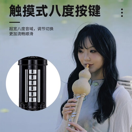 Chinas Reim elektrischer Hodeleide Seide Hausinstrumente Elektronische Blasrohr Hulusi elektronische Flöte Elektrische Saxophon -Anfänger Musikinstrumente Honghuapei