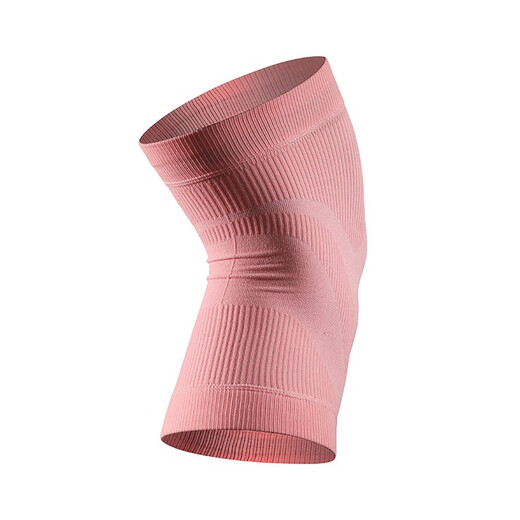 Under Armor Knie Pads, warme Knieschilder, Männer und Frauen im Herbst und Winter gestrickte elastische Knie, Fitness, Laufen, Basketball-Basketball-Basketballbads, 22610621-683 Pink Non-Slip 1-Paket L [Empfohlen 130-150 Jin [Jin gleich 0,5 kg]]]