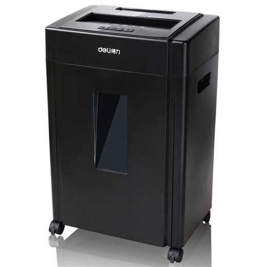 
Deli deli office paper shredder (black) (table) high-power CD crusher 9904