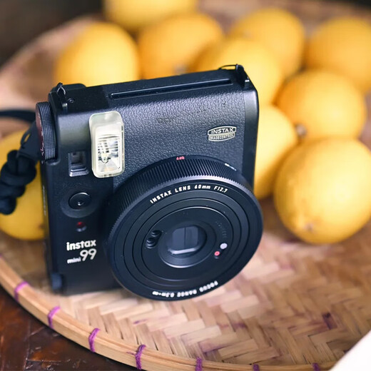 Fuji (FUJIFILM) instax mini99 one-time imaging instant camera black package 2 (official standard + 20 pieces of photo paper)