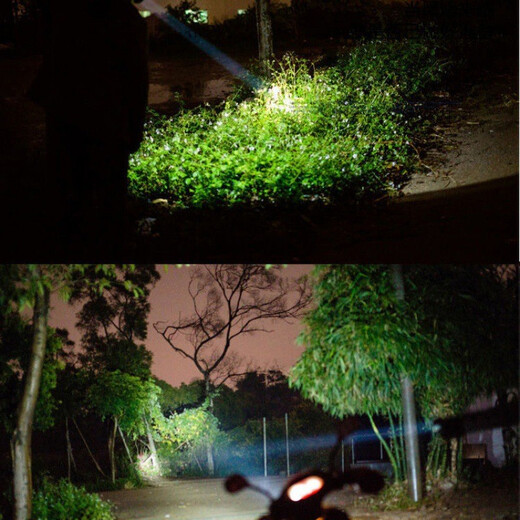 Humian headlamp led strong light long-range lithium battery rechargeable outdoor night riding fishing head-mounted miner's lamp high brightness flashlight lithium battery + two-speed dimming charging 10000k