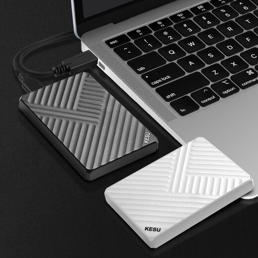 科硕（KESU）移动硬盘USB3.0高速存储手机笔记本电脑连接外接机械硬盘大U盘 1TB+硬盘包 K205-魅力黑