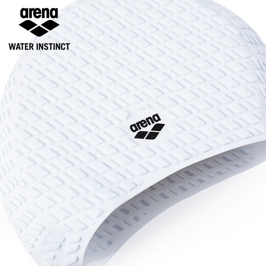 
Arena Arena Swimming Cap Bubble Cap High Elastic Comfort Waterproof Swimming Cap Silicone Long Hair Ear Care Universal 8600 White
