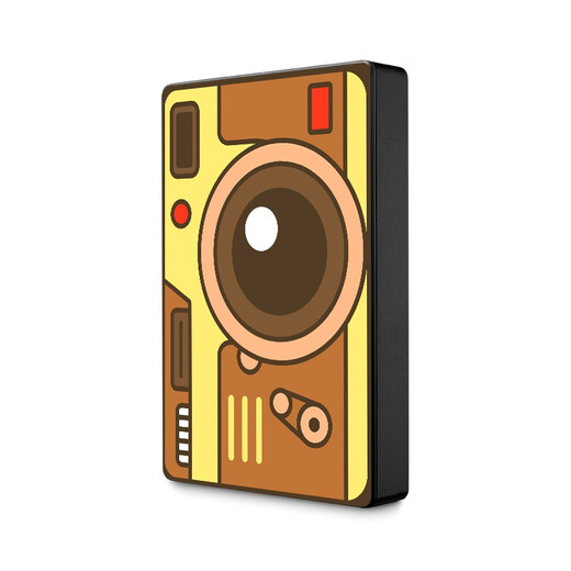 希捷（SEAGATE）移动硬盘 1TB USB3.0高速 机械硬盘 兼容Mac 便捷 童年小相机 复古金 数据恢复服务 外接存储