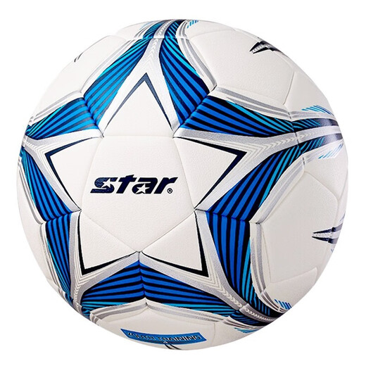 Star Football Standard No. 4 No. 5 No. 5 No. resistant slip and wear-resistant football for adult youth training competitions SB724C-07 Microfiber leather No. 4 balls, ball bag + air pump + air needle + net bag four-piece set