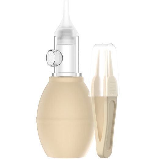 Nasal suction device for children, medical negative pressure infant and toddler nasal snot sucking artifact for babies manually clean the nose of booger and nose congestion and clear the nose of newborns cinnamon powder