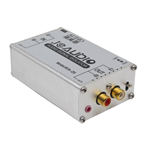 JRAUDIO3.5AUX XLR Lotus RCA6.5 Audio Isolator Common Ground Audio Anti-interference Noise Eliminator Current Acoustic Filter Filter Noise Eliminator RCA-2S Lotus Audio Isolator