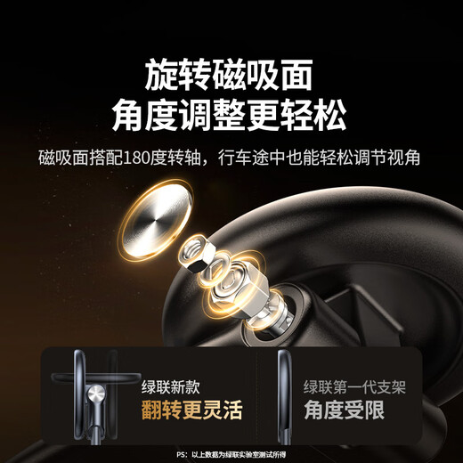 绿联车载手机支架 磁吸仪表台导航固定器车用配件适用特斯拉/小米YU7