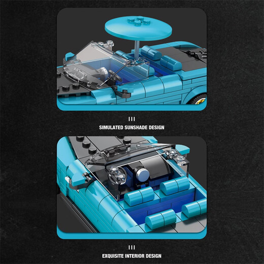 HUILIE Rolls-Royce Building Bloc Sports Car Assembly Touet Huitice Car Ornement Model Boy Rolls-Royce 688