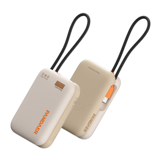 魅族（MEIZU）PANDAER 30W/35W 【3C认证可上飞机】自带线移动电源焦糖布丁10000mAh多协议快充适用苹果华为小米