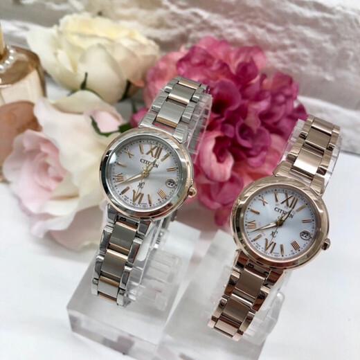 西铁城（CITIZEN）XC系列光能电波美丽气质女表 ES9435-51A