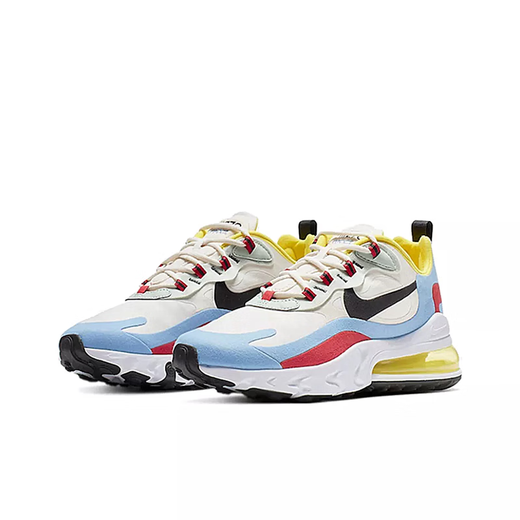 Nike (Nike) Summer Nouvelles chaussures pour femmes Air Max270 React Air Cushion Chaussures confortables Chaussures sportives à l'occurement décontracté.