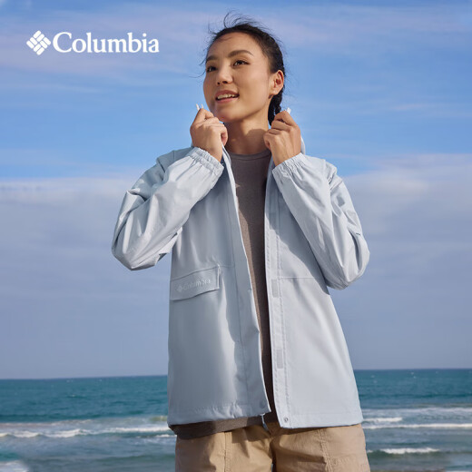 Columbia哥伦比亚户外24秋冬新品女徒步旅行连帽休闲外套防水冲锋衣XR3937 XR5387043 XL/170/92A