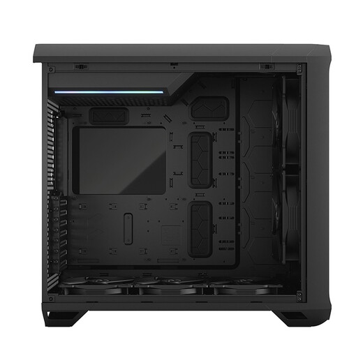 Fractal DesignTorrent standard FD chassis mid-tower black side transparent EATX comes with 2*18/3*14 fans RGB supports 420 water-cooled graphics card 423 black computer desktop host Torrent black glass version (light color)