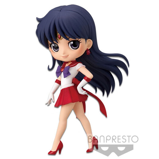 Bandai Qposket doll Glasses factory Sailor Moon about 15cm tall Figure ornaments Model toys Huo Yeli (A) Mars 16804