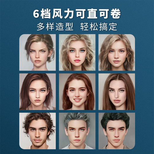 Fire Phoenix Hair Dryer Home Negative Ion High Power 2200W Hair Salon Special High Wind Quick Drying Barber Shop High Speed Constant Temperature Hair Care Does Not Damage Hair Low Noise Hair Dryer Obsidian Black 8960