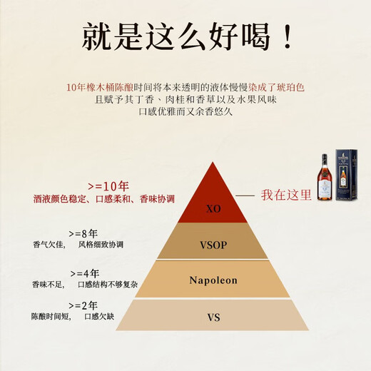 路易马西尼派斯顿法国洋酒xo白兰地40°烈酒橡木桶风味礼盒蓝轩端午送礼 整箱装 700mL 6瓶
