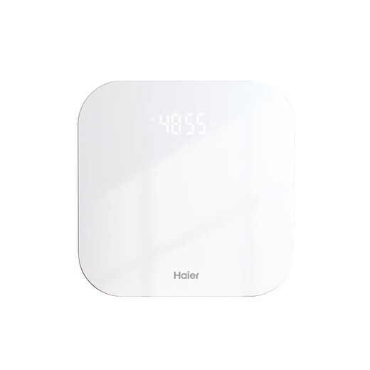 Escala de peso de peso Haier Escala de salud del hogar Escala electrónica de alta precisión Medidor de pesaje El cuerpo electrónico Cuerpo humano Alto precisión Expediente de peso IMPLITORIO Ejercicio de pérdida de peso de peso de actitud física [Escala de peso] Modelo básico de alta precisión L Batería L