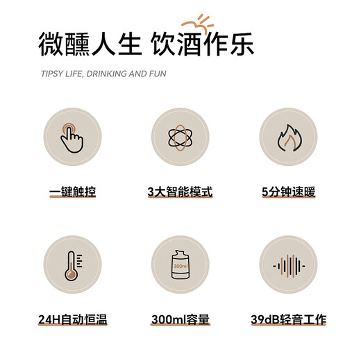 LOTOR wine warmer electric milk warmer wine warmer wine hot pot ceramic household cooking sake rice wine white wine glass wine heating pot Chinese wine warming pot government subsidy LDNJQ02