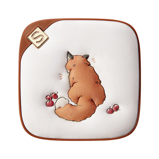 SOCORSKIN little fox limited edition air cushion liquid foundation, concealer, oil control, moisturizing, long-lasting, non-removing makeup, gift for girls, ivory color