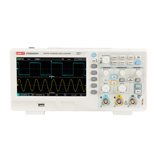 Uliide UTD2202CEX+ oscilloscope dual-channel bandwidth digital oscilloscope USB storage multi-function smart UTD2202CEX+