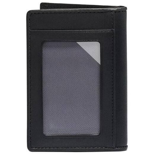 Tumi Luxury Fashion Brand Tumi Men's Card Bag Business Gentleman Vertical Long Wear-Resistant Polyester 9479820 Black Chrome