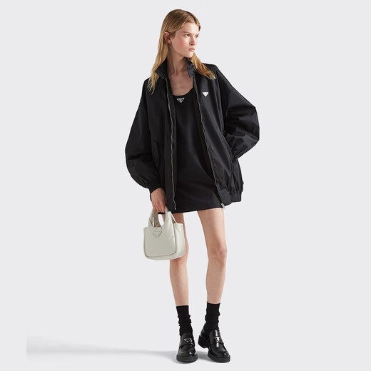 PRADA/Prada star style women's Chocolate glossy leather thick-soled loafers black (size is too large, it is recommended to order half a size smaller) 36.5