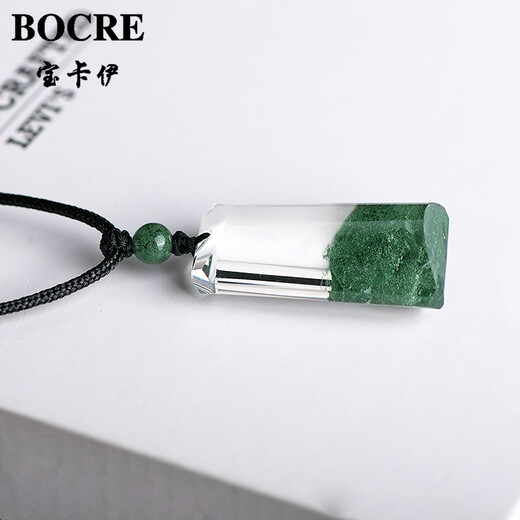 Baokai Rare and High-quality Natural Green Ghost Pendant Men and Women's Safety and Fallen Brand Green Ghost Ceramic Pendant Men 13781 Wealthy Ghost Ceramic Pendant