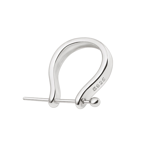 Fat Donglai's same style 18k color buckle S925 silver pendant jade buckle plated 18K color buckle jade pendant buckle silver necklace thickened glossy - medium size - gold color S999 pure silver