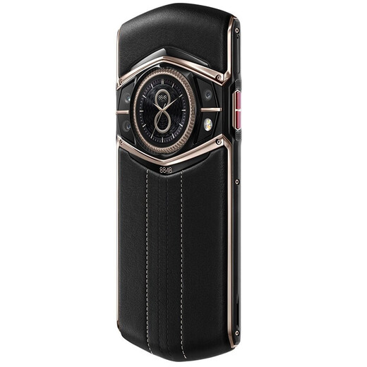 8848 Titanium Mobile M6 Version Full Network Connection 5G (NSA Mode) Flagship Encrypted Light Luxury Business Connection Mobile Titanium Alloy Frame, Snapdragon 865 M6 Customized Cowhide [12G+1T] 5G Full Network Connection 95 New