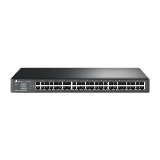 TP-LINKTP-Link TL-SF1048 48-port 10/100Mbps fast Ethernet switch Plug and play Rack-mounted New energy-saving technology