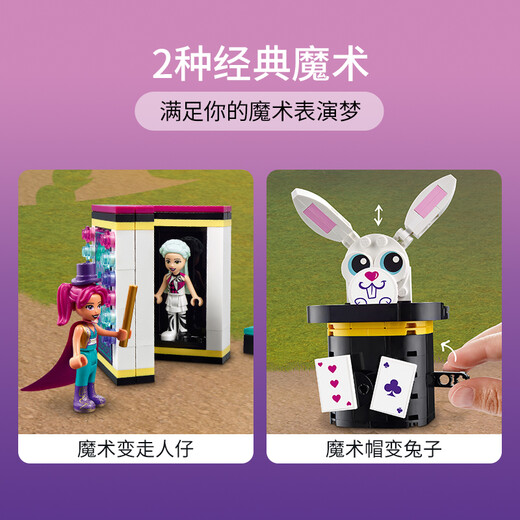 【8成新】乐高(LEGO)积木 好朋友系列41685 神奇的游乐场过山车8岁+生日礼物 过家家儿童玩具 女孩 6月上新