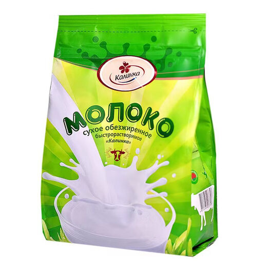 Kalinka Belarus Skimmed Milk Powder Kalinka brand sucrose-free nutritious light food drink fitness food 500g whole milk powder