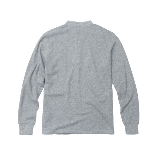 AKCLUBAK men's new retro Henry collar pure cotton bottoming shirt simple casual long-sleeved T-shirt men 2409700 floral gray L