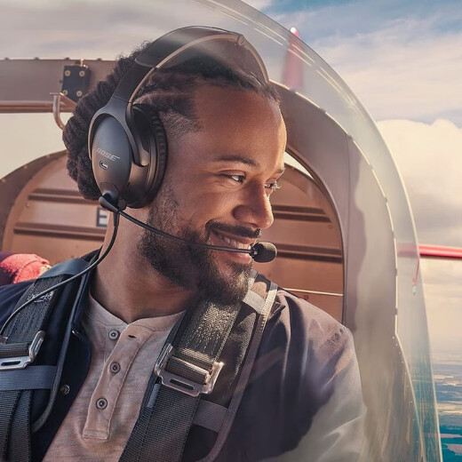 Dr. Bose Aviation Noise Canceling Headset A30 pilot wears high-definition sound quality helicopter headset flight headset (non-Bluetooth version) black-U174 interface